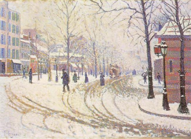 Paul Signac Le boulevard de Clichy